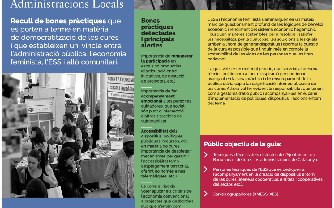 Democratització i corresponsabilitat de les cures: pràctiques inspiradores per a les Administracions Locals